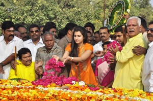 Nara Lokesh Family at NTR Ghat Photos
